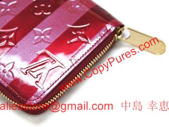 ルイヴィトン　LOUIS VUITTON　ヴィトン　財布　LV　ヴェルニ　ラウンドジップ長財布　ジッピーウォレット　ポムダムールレイユール　M91718